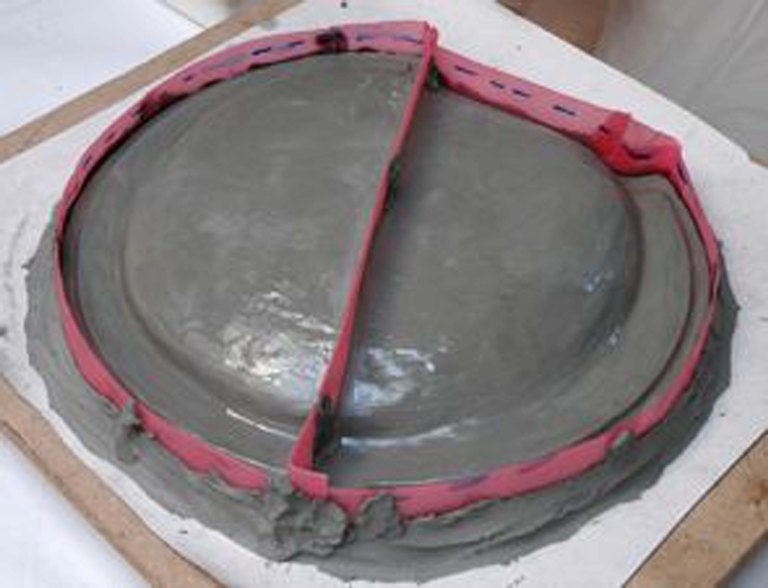 Preparazione dello stampo in gesso